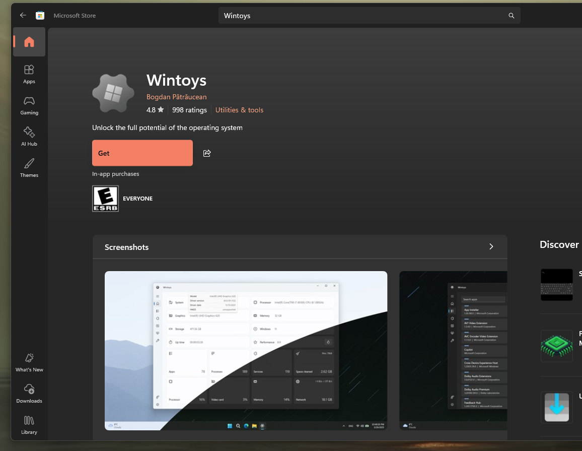Media '2026-03-18 21_13_29-Microsoft Store.png' in category 'Windows Forum'