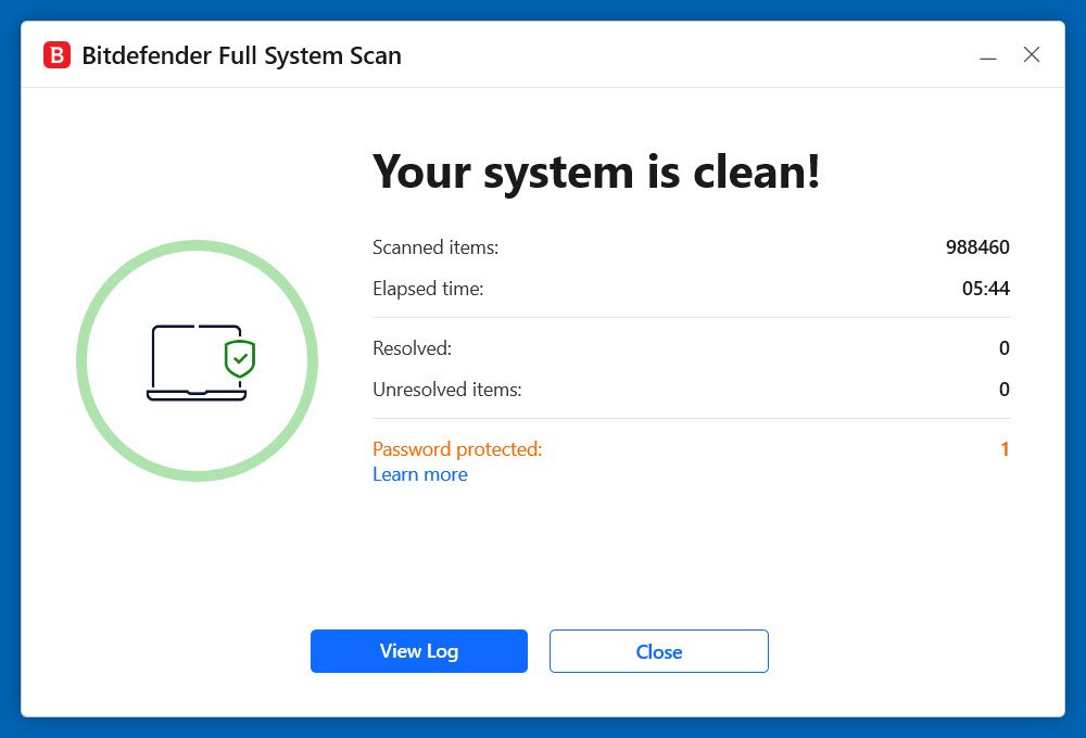 Media 'Bitdefender Full Scan.jpg' in category 'Windows Forum'